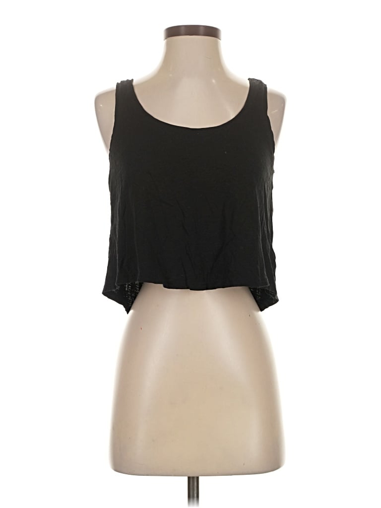 Pre-owned H&m Tank Top Black Strapless Neckline Tops