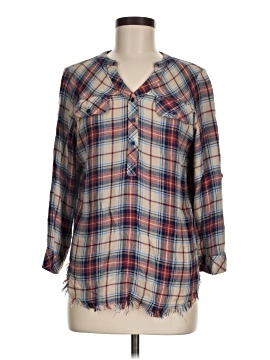 Holding Horses 3/4 Sleeve Button Down Shirt