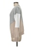 Unbranded 100% Polyester Color Block Tan Gray Pullover Sweater Size M - photo 5