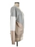 Unbranded 100% Polyester Color Block Tan Gray Pullover Sweater Size M - photo 4