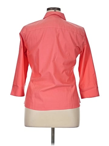 Foxcroft 3/4 Sleeve Button-Down Shirt (view 2)