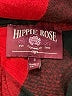 Hippie Rose Plaid Red Long Sleeve Button-Down Shirt Size S - photo 7