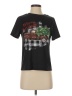 Shein Black Short Sleeve T-Shirt Size 4 - photo 1