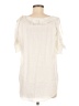 Billy T Ivory Short Sleeve Blouse Size M - photo 2