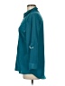MICHAEL Michael Kors 100% Polyester Teal Long Sleeve Blouse Size M - photo 5