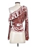 StyleStalker Pink Long Sleeve Blouse Size S - photo 2