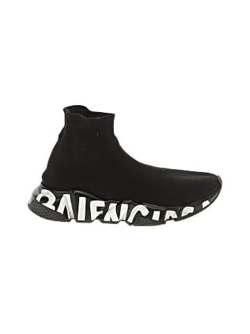 Balenciaga Recycled Knit Graffiti Sock Sneakers (view 1)