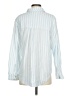 Every 100% Cotton Stripes Blue Long Sleeve Button-Down Shirt Size S - photo 2