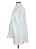 Every 100% Cotton Stripes Blue Long Sleeve Button-Down Shirt Size S - photo 5