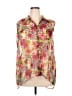 French Laundry 100% Polyester Floral Pink Sleeveless Blouse Size 2X - photo 1