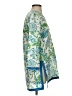 Roberta Roller Rabbit 100% Cotton Green Kimono Size XS - photo 4
