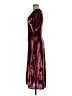 Keepsake 100% Polyester Burgundy Cocktail Dress Size 8 - photo 5