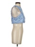 Unbranded Blue Sleeveless Blouse Size S - photo 4