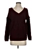 Ambiance 100% Acrylic Burgundy Pullover Sweater Size S - photo 1