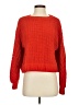 H&M 100% Polyester Solid Red Pullover Sweater Size S (estimated) - photo 1