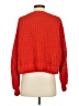 H&M 100% Polyester Solid Red Pullover Sweater Size S (estimated) - photo 2