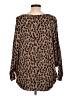 24/7 Maurices Animal Print Brown Pullover Sweater Size L - photo 2