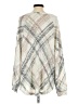 Cato Plaid Ivory Pullover Sweater Size S - photo 2