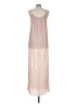 AaKaa 100% Polyester Tan Casual Dress Size L - photo 2