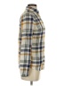 Dex 100% Rayon Plaid Gold Long Sleeve Button-Down Shirt Size S - photo 4