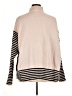 Unbranded 100% Polyester Stripes Tan Turtleneck Sweater Size XL - photo 2
