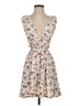 Shein 100% Polyester Floral Ivory Cocktail Dress Size 2 - photo 1