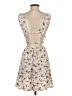 Shein 100% Polyester Floral Ivory Cocktail Dress Size 2 - photo 2