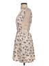 Shein 100% Polyester Floral Ivory Cocktail Dress Size 2 - photo 5