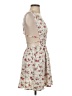 Shein 100% Polyester Floral Ivory Cocktail Dress Size 2 - photo 4