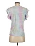 Mazik Tie-dye Silver Short Sleeve Top Size S - photo 2