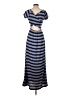 Bailey Blue Stripes Blue Casual Dress Size S - photo 2
