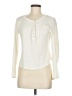 Forever 21 Ivory Long Sleeve Henley Size M - photo 1
