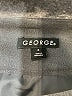 George Solid Gray Formal Skirt Size 4 - photo 4