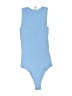 Happily Grey 100% Polyester Blue Bodysuit Size S - photo 1