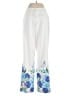 Boston Proper Floral White Casual Pants Size 4 - photo 2