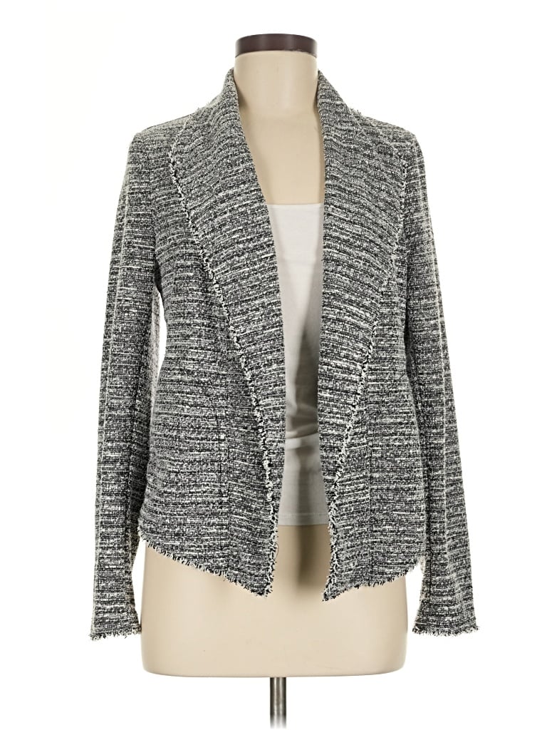 Pre-owned Max Studio Blazer Jacket In Gray