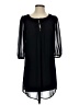 Sweet Storm 100% Polyester Solid Black Casual Dress Size S - photo 1