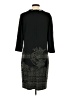 Simon Chang Graphic Black Casual Dress Size S - photo 2