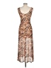 Louna Animal Print Brown Cocktail Dress Size M (estimated) - photo 2