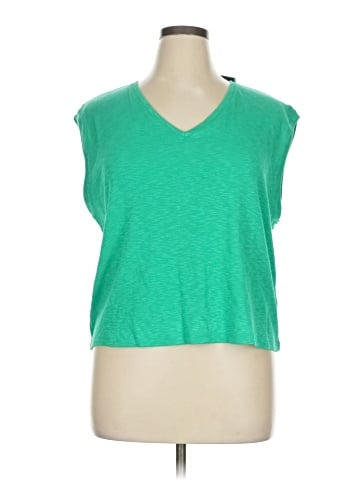 Marled Sleeveless T-Shirt (view 1)
