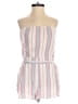 Aqua 100% Rayon Stripes White Romper Size XS - photo 1