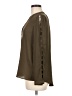 Jennifer Lopez 100% Polyester Brown Long Sleeve Blouse Size M - photo 5