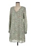 Louna 100% Polyester Print Green Casual Dress Size M - photo 1