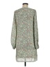 Louna 100% Polyester Print Green Casual Dress Size M - photo 2