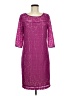 Stylus 100% Polyester Purple Cocktail Dress Size 8 - photo 1