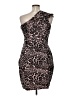Parker Animal Print Black Cocktail Dress Size 16 - photo 2