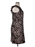 Parker Animal Print Black Cocktail Dress Size 16 - photo 4