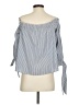 American Eagle Outfitters Gray 3/4 Sleeve Blouse Size XS - photo 2