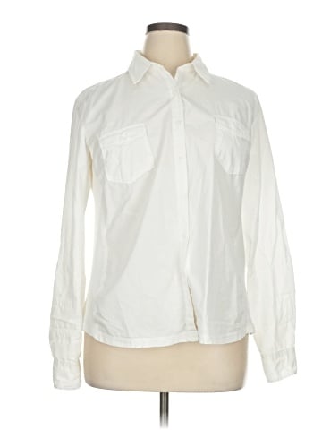 Faded Glory Long Sleeve Button-Down Shirt (view 1)