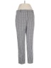 Theory Houndstooth Gray Casual Pants Size 8 - photo 1